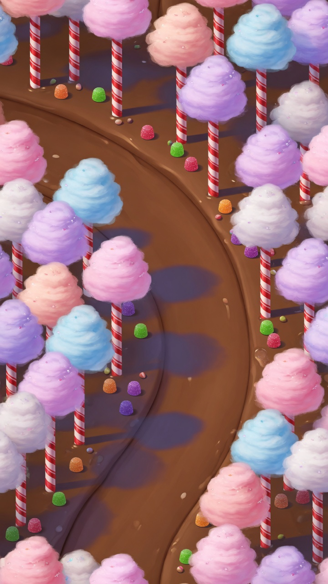 Candy Cane Forest art