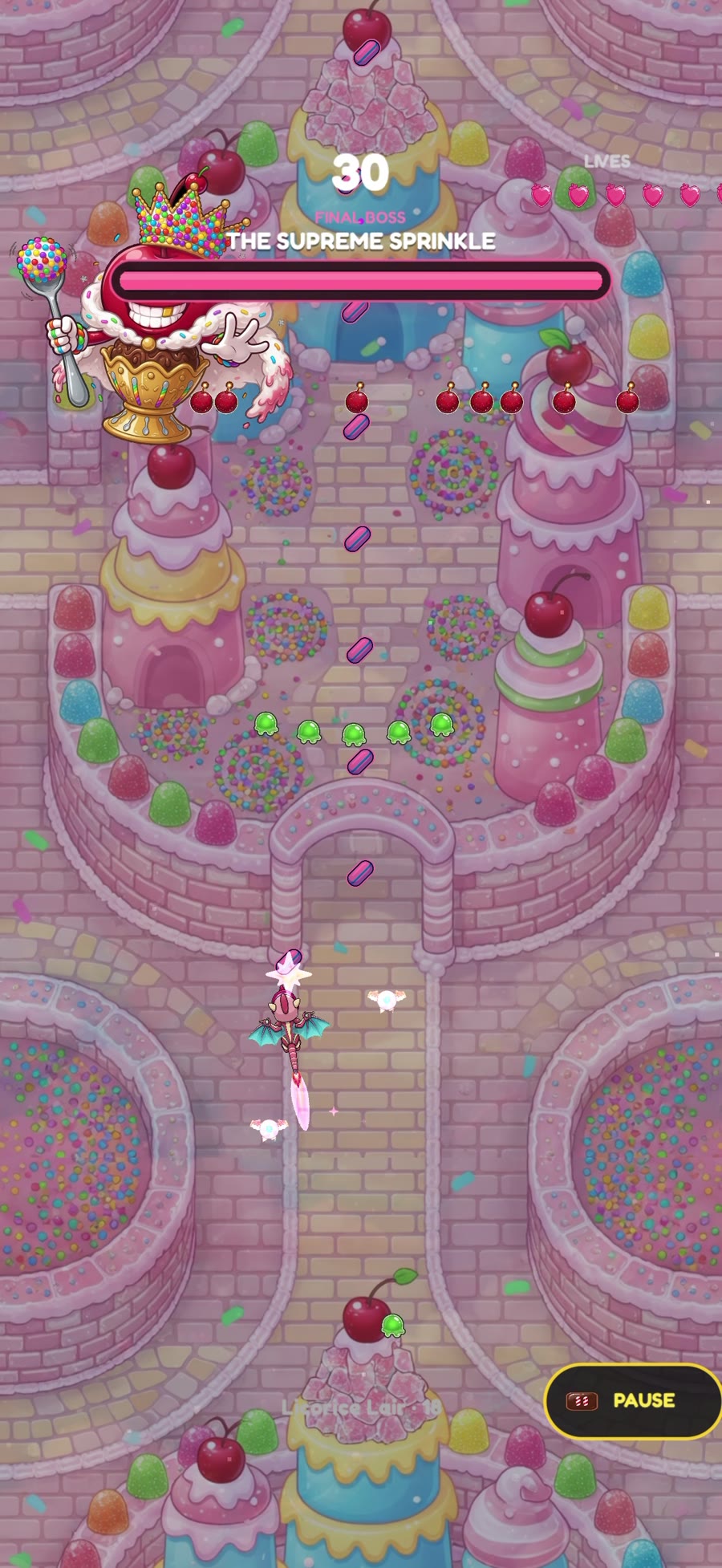 Finale fight against THE SUPREME SPRINKLE
